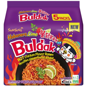 Samyang Buldak Habanero Lime Hot Chicken Ramen 8X(5X135G) dimarkcash&carry