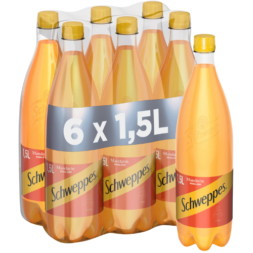 Schweppes Mandarin 6x1.5l dimarkcash&carry