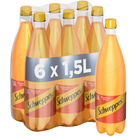 Schweppes Mandarin 6x1.5l dimarkcash&carry