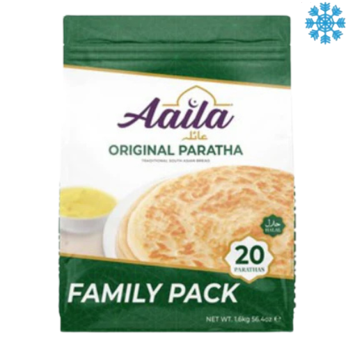 Aaila Plain Paratha MP 6x1.6kg (20pcs) - Collection Only Frozen Product dimarkcash&carry