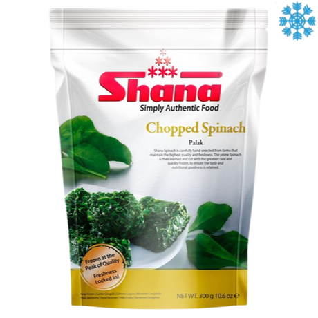 Shana Spinach 12X300G - Collection Only Frozen Product dimarkcash&carry