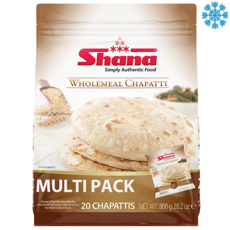 Shana Chappatı Multı Pack 6X800G - Collection Only Frozen Product dimarkcash&carry