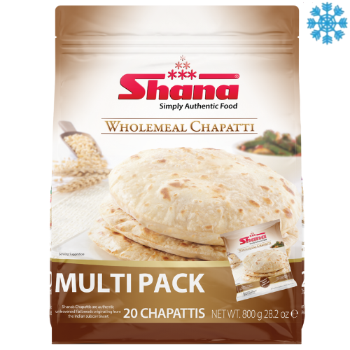 Shana ChappatÄ± MultÄ± Pack 6X800G - Collection Only Frozen Product dimarkcash&carry