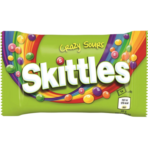 Skittles Crazy Sours Sweet 36x45g