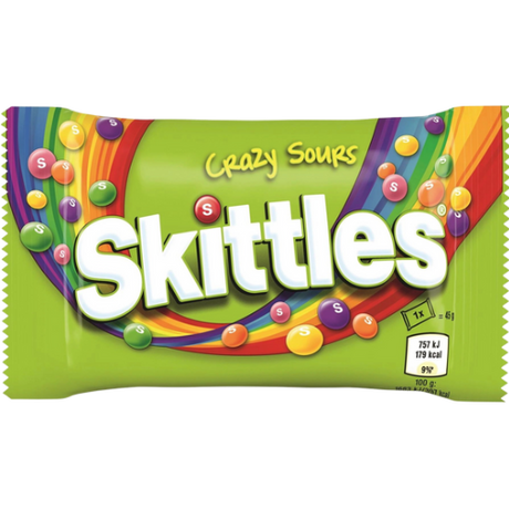 Skittles Crazy Sours Sweet 36x45g