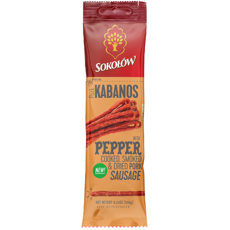 Sokolow Kabanos With Pepper 120g (SINGLE) dimarkcash&carry