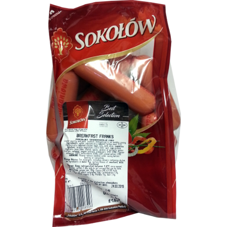 Sokolow Breakfast Franks Sausage 1Kg dimarkcash&carry