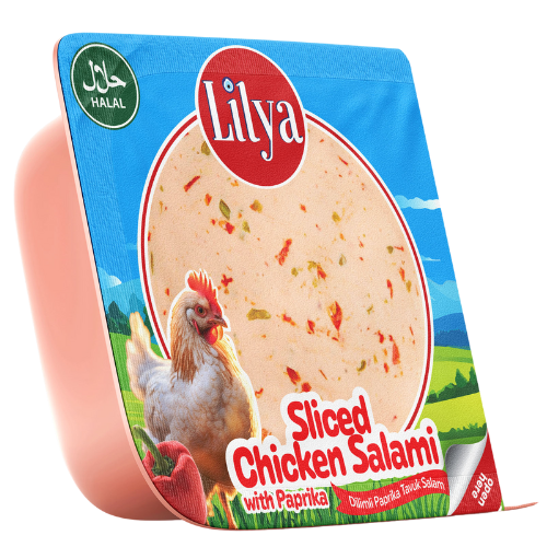 Lilya Sliced Chicken Salami With Paprika 12X200G dimarkcash&carry