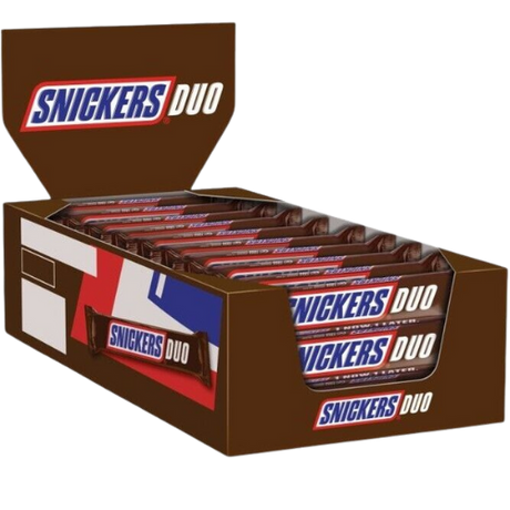 Snickers Duo Pack Chocolate Bar 24X75G dimarkcash&carry