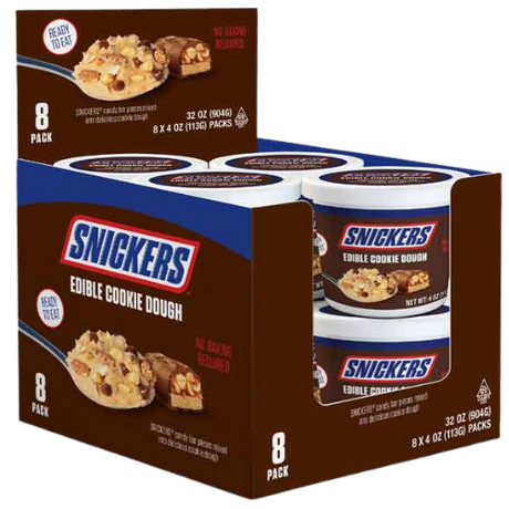 Snickers Edible Cookie Dough 8X4Oz(113G) dimarkcash&carry