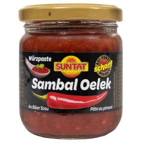 Suntat Sambal Oelek Hot Pepper Sauce 12X212Cc dimarkcash&carry