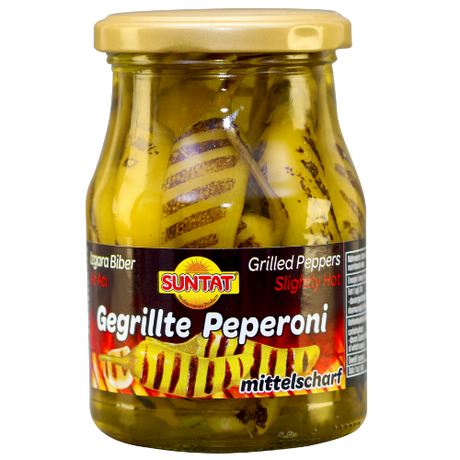 Suntat Grilled Greek Pepper Pickles 10X370Cc dimarkcash&carry
