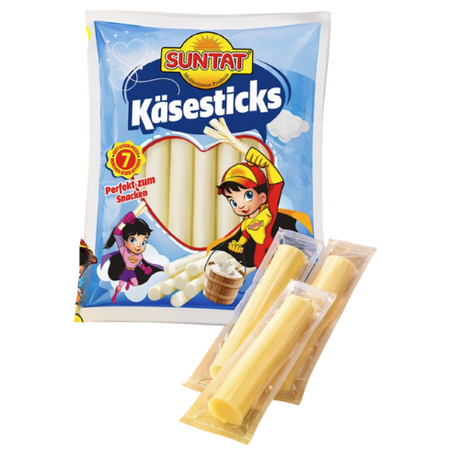 Suntat Cheese Strings (Kasesticks) 12X140G dimarkcash&carry