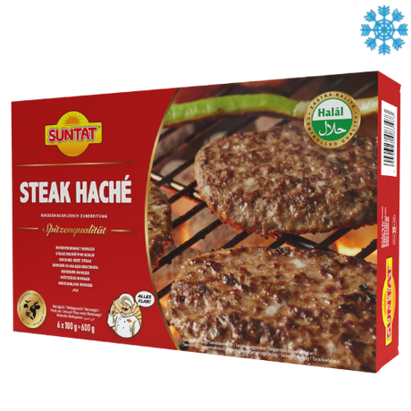 Frozen Suntat Steak Hache 10X600G - Collection Only Frozen Product  CHRISTMAS OFFER dimarkcash&carry