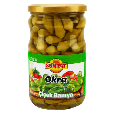 Suntat Baby Okra (Cicek Bamya) Jar 12X660Cc dimarkcash&carry