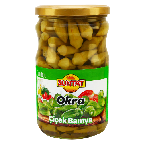 Suntat Baby Okra (Cicek Bamya) Jar 12X660Cc dimarkcash&carry
