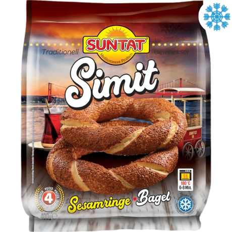 Frozen Suntat SÄ±mÄ±t (Sesame Bagel) 12X400G (4PÄ±eces) - Collection Only Frozen Product (Copy) dimarkcash&carry