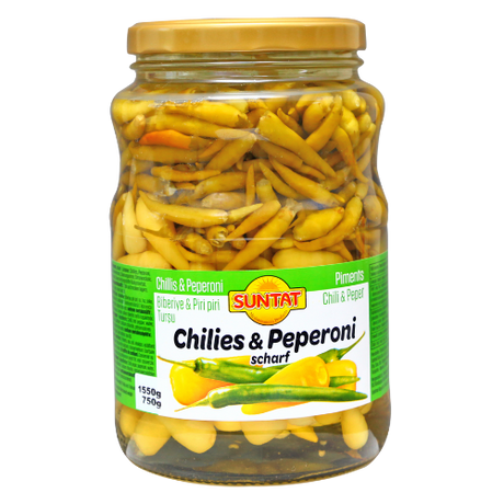 Suntat Hot Peppers Pickle Mix (Biberiye-Piri Piri) 6X1700Ml dimarkcash&carry