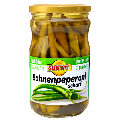 Suntat Pickles Hot Frenk Peppers 12X660Cc dimarkcash&carry