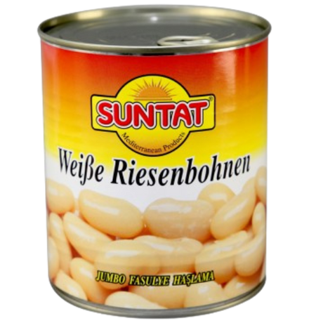 Suntat White Beans 12x800g dimarkcash&carry