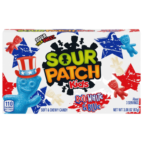 Sour Patch Red,Whıte & Blue 12X87G (Box)