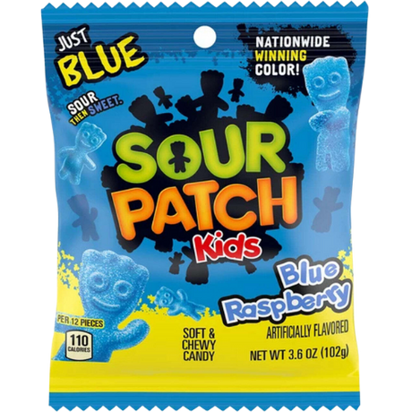 Sour Patch Kids Blue Raspberry 12X102G (Bag)