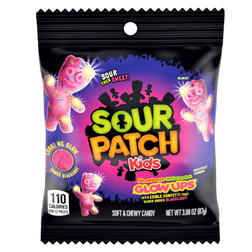 Sour Patch Kids Glow Up 12X87G (Bag) dimarkcash&carry