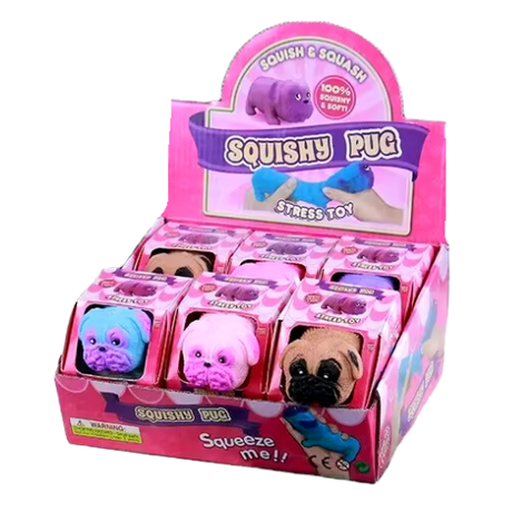 Squishy Pug 12pcs dimarkcash&carry