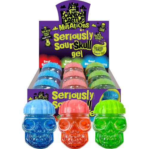 Candy Castle Sour Skull Gel 9X100G