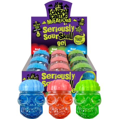 Candy Castle Sour Skull Gel 9X100G