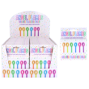 Angel Flames 12 Color Birthday Candle 24pcs dimarkcash&carry