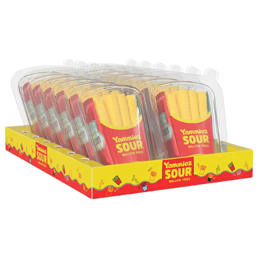 Relkon Yammiez Sour Mallow Fries 12X44G