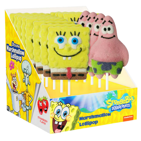 Relkon Spongebob Marshmallow Lollipop 12X45G