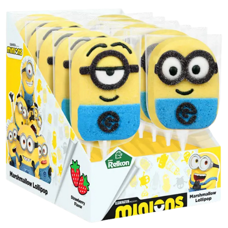 Relkon Minions Marshmallow Lollipop 12X45G