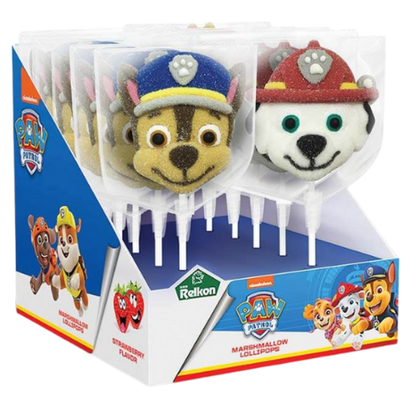 Relkon Paw Patrol Marshmallow Lollipop 12X45G
