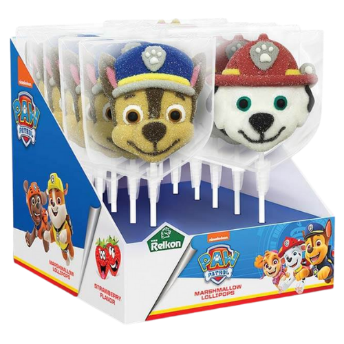 Relkon Paw Patrol Marshmallow Lollipop 12X45G