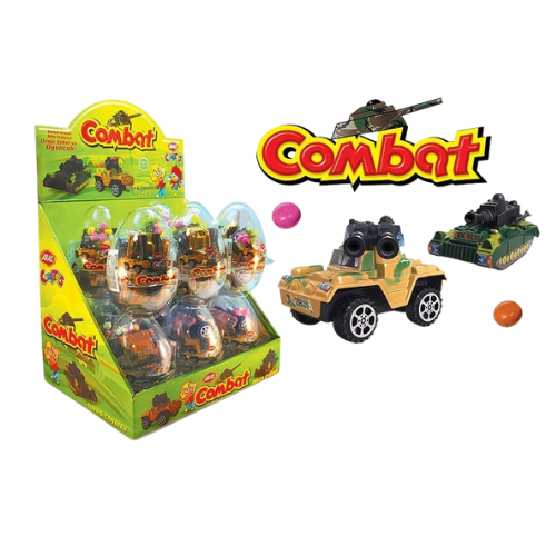 Aras Candy With Combat Toy 12X20G