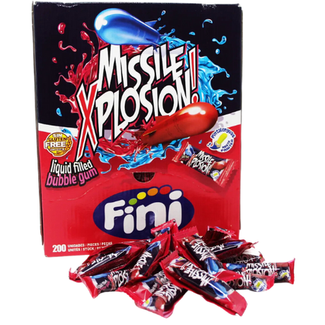 Fini Missile Explosion Bubble Gum 200X6G dimarkcash&carry