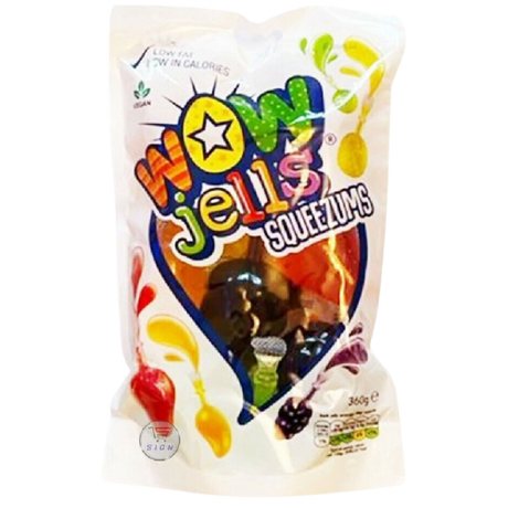 Wow Jellies Squeezums 12X390G