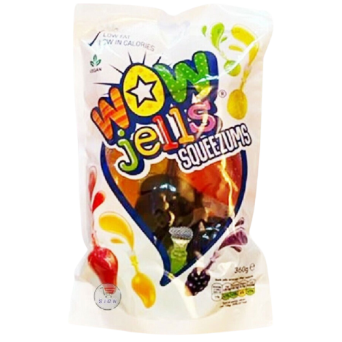 Wow Jellies Squeezums 12X390G