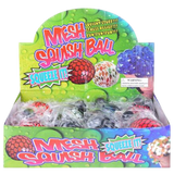 Ball W/mesh And Beads Sqeeze 12pcs dimarkcash&carry