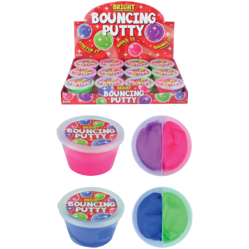 Bright Putty Bouncing Tub 12pcs