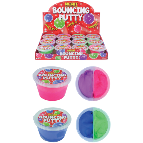 Bright Putty Bouncing Tub 12pcs