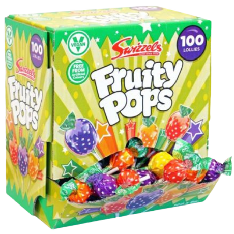 Swizzels Fruity Pops Dispenser 100x12g