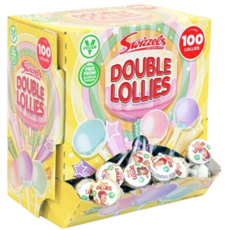 Swizzels Double Lollies Dispenser 100x12g