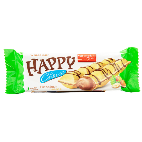 Sweet Plus Happy Choice Hazelnut Bar 12X45G