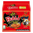 Samyang Buldak 2X Spicy Chicken Ramen 5X140G