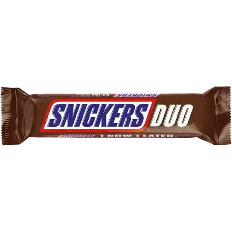 Snickers Duo Pack Chocolate Bar 24X75G