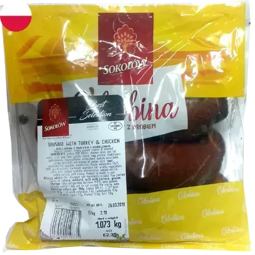 Sokolow Turkey & Chicken Sausage (1 X 1Kg)