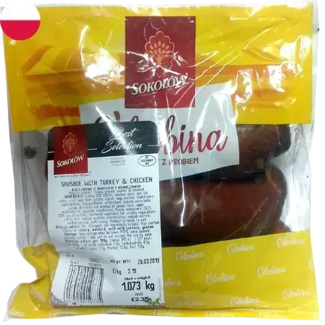 Sokolow Turkey & Chicken Sausage (1 X 1Kg)